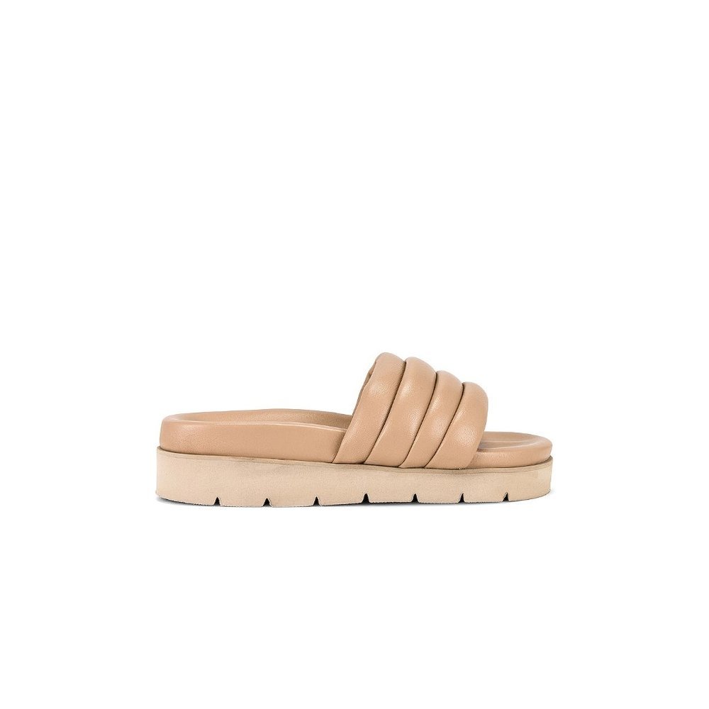 Seychelles Vibe Check Slide in Vacchetta Leather REVOLVE